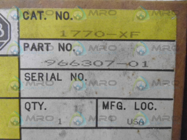 ALLEN BRADLEY 1770-XF DATA HWAY TERMINATOR SET NSMP