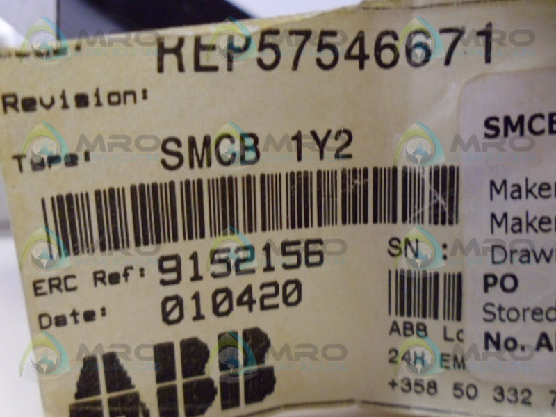 ABB SMCB1Y2 CIRCUIT BOARD NSMP