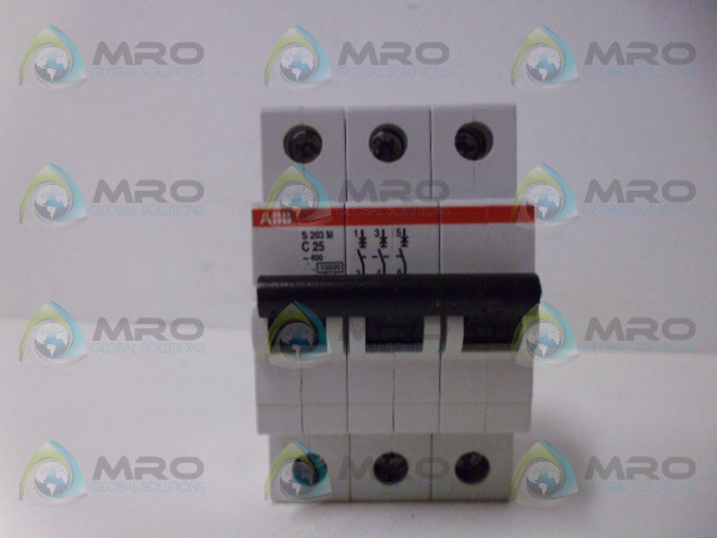 ABB S203M-C25 CIRCUIT BREAKER 25A NSNP