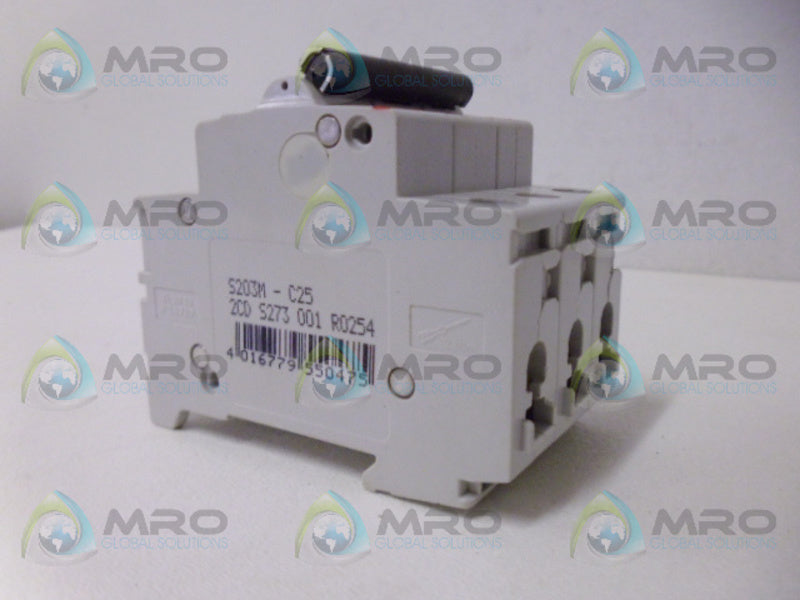 ABB S203M-C25 CIRCUIT BREAKER 25A NSNP