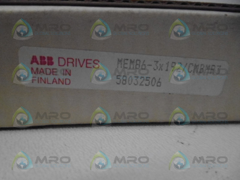 ABB MEM86-3X192/CMBMR3 MEMORY BOARD NSMP