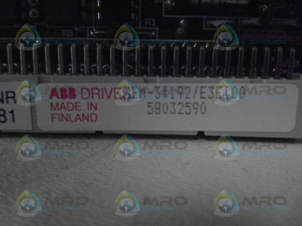 ABB MEM3X192/E3E100 MEMORY BOARD NSMP