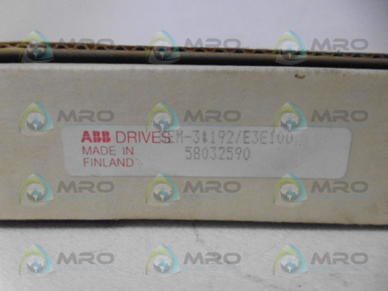 ABB MEM3X192/E3E100 MEMORY BOARD NSMP