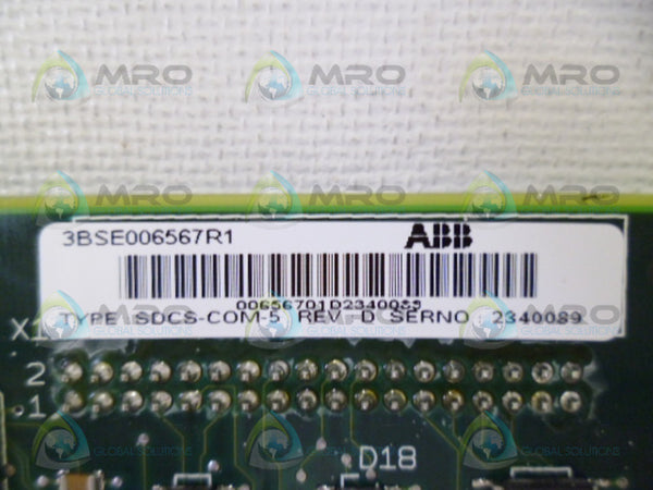 ABB SDCS-COM-5 COMMUNICATION BOARD NSMP