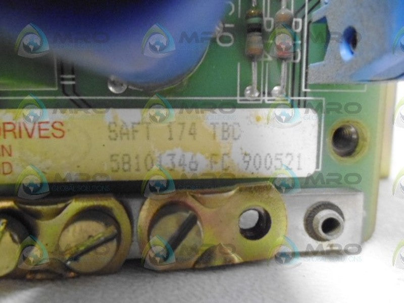 ABB SAFT174TBC TERMINAL BLOCK BOARD UNMP