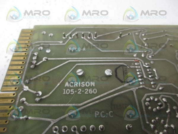 ACRISON 105-2-260 CIRCUIT BOARD UNMP
