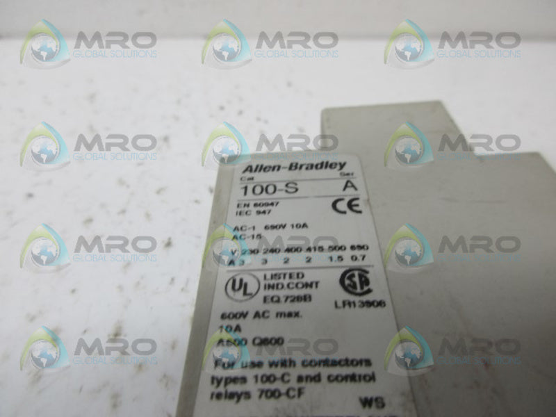 ALLEN BRADLEY 100-S SER. A 690V 10A UNMP