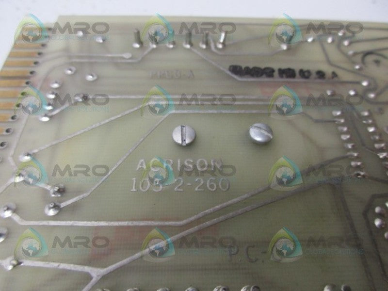 ACRISON 105-2-260 CIRCUIT BREAKER UNMP