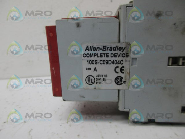 ALLEN BRADLEY 100S-C09D14C SER.A COIL SAFTEY CONTACTOR UNMP