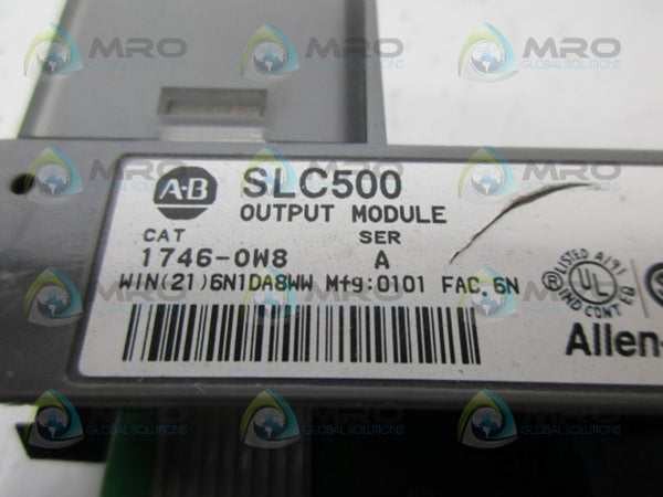 ALLEN BRADLEY 1746-OWB SER.A OUTPUT MODULE (AS PICTURED) UNMP
