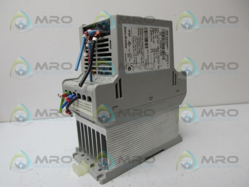 ALLEN BRADLEY 160S-AA02NSF1 SER. C F/W 7.06 AC DRIVE UNMP