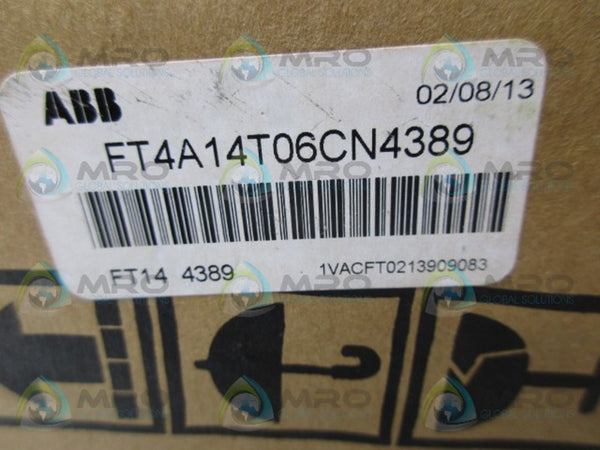 ABB FT4A14T06CN4389 FLEXITEST SWITCH NSFS