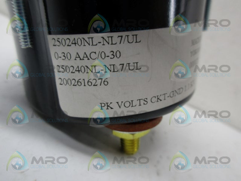 YOKOGAWA 250240NL-NL7/UL AC AMPERES NSMP