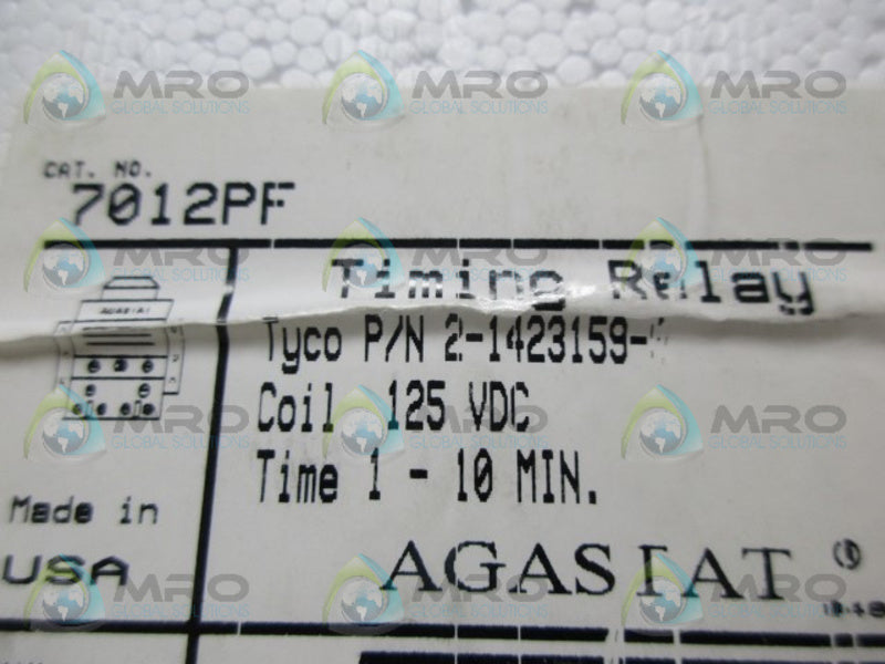 AGASTAT 2-1423159 TIMING RELAY NSNP IN BXO