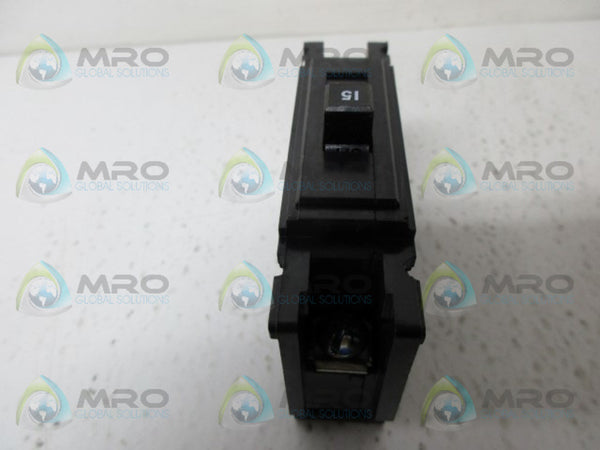 CUTLER HAMMER HACR115 15AMP 1POLE CIRCUIT BREAKER NSNP