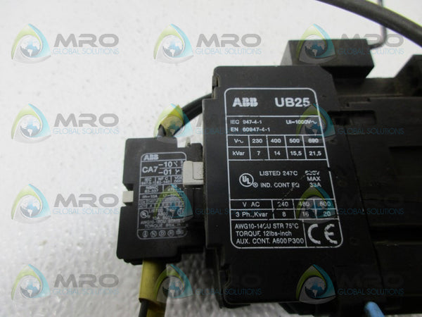 ABB UB25 CONTACTOR UNMP
