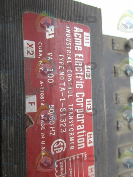 ACME ELECTRIC TA-1-81323 TRANSFORMER UNMP