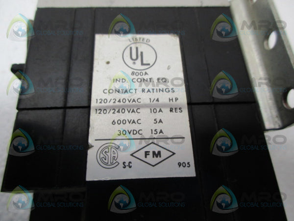 AGASTAT 7022EH TIME DELAY RELAY 3-30 MIN. UNMP