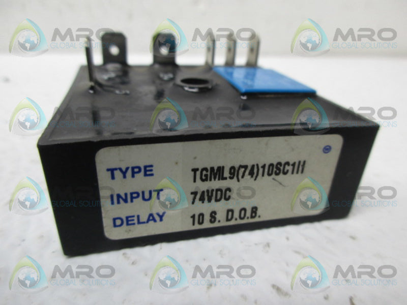 AIROTRONICS TGML9(74)10SC1H RELAY TIMER UNMP