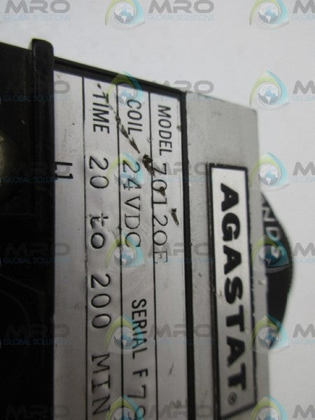 AGASTAT 7012OE TIMING RELAY 20-200 MIN. UNMP