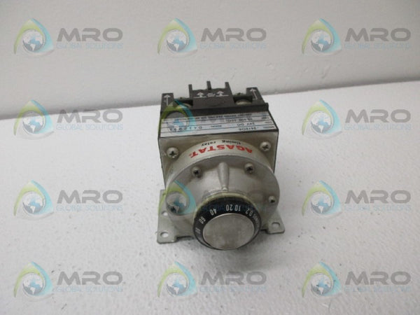 AGASTAT 2412OE TIMING RELAY 10-200 SEC. UNMP
