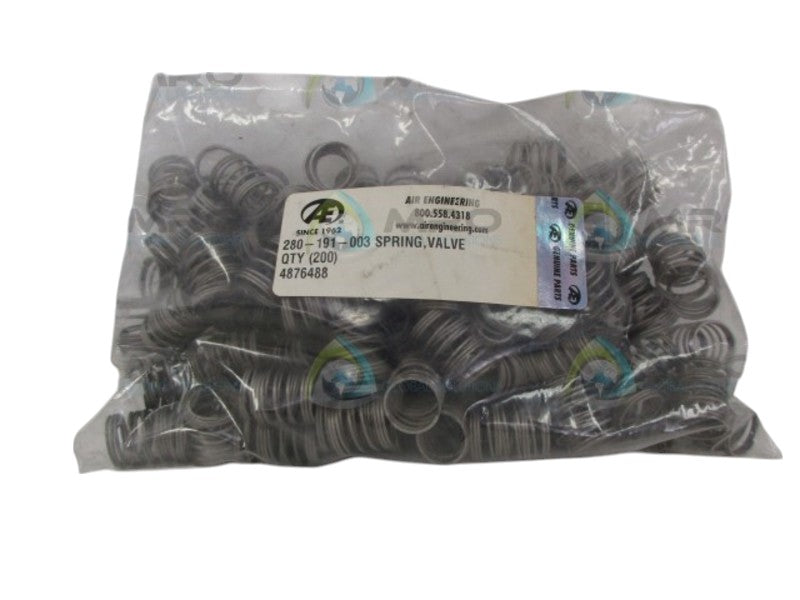 AIR ENGINEERING 280-191-003 (PKG OF 200) SPRING VALVE NSMP
