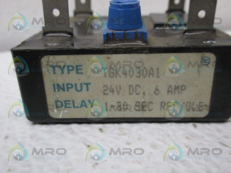 AIRTRONICS TGK4030A1 SOLID STATE RELAY UNMP