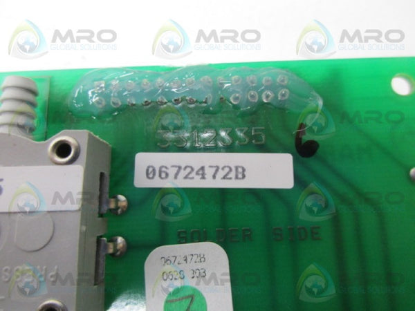 MARKEM 0672472B INTERCONNECT BOARD NSNP