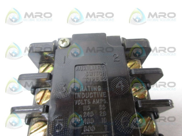 ABB L2 AUXILIARY SWITCH  UNMP