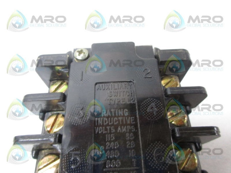 ABB L2 AUXILIARY SWITCH  UNMP