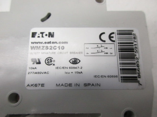 EATON WMZS2C10 MINIATURE CIRCUIT BREAKER  NSMP