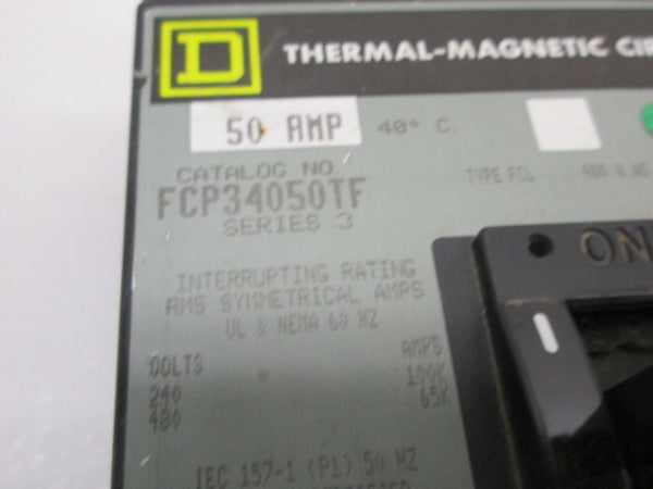 SQUARE D FCP34050TF CIRCUIT BREAKER (GREY) NSNP