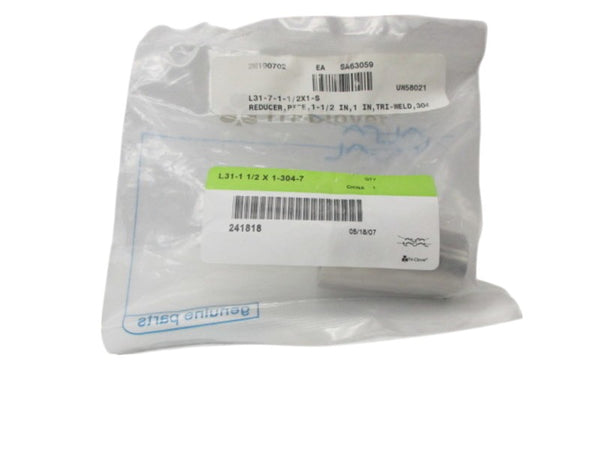 ALFA LAVAL L31-1-1/2X1-304-7 SANITARY CLAMP NSMP