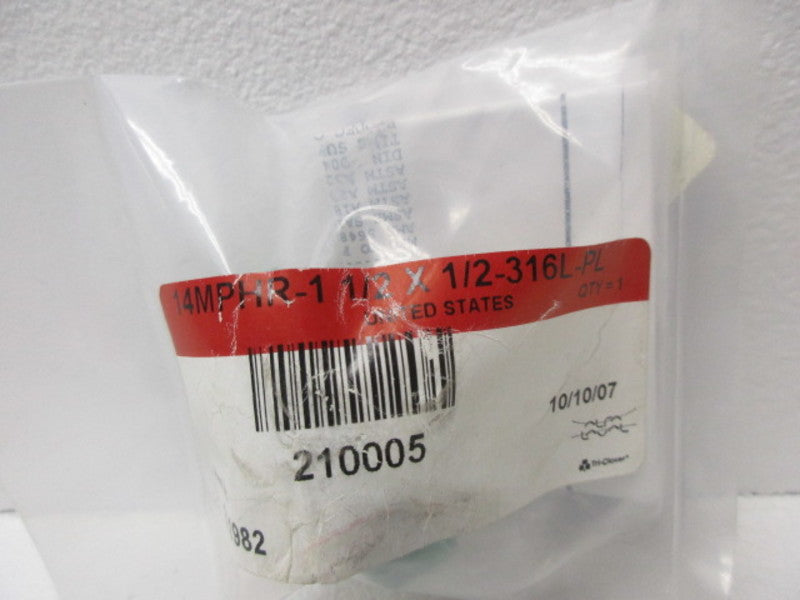 ALFA LAVAL 14MPHR-1 1/2X1/2-316L-PL RUBBER HOSE ADAPTER  NSMP