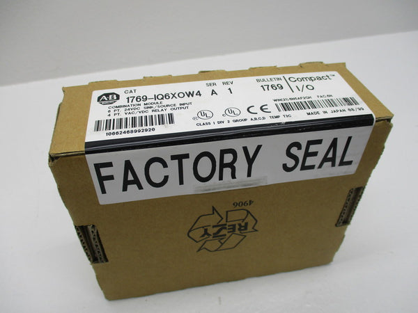ALLEN BRADLEY 1769-IQ6XOW4 SER. A DATE: 1999 NSFS