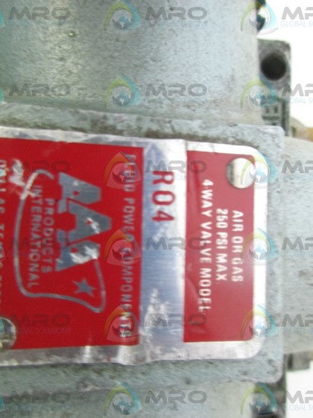 AAA PRODUCTS RO4 4WAY VALVE UNMP