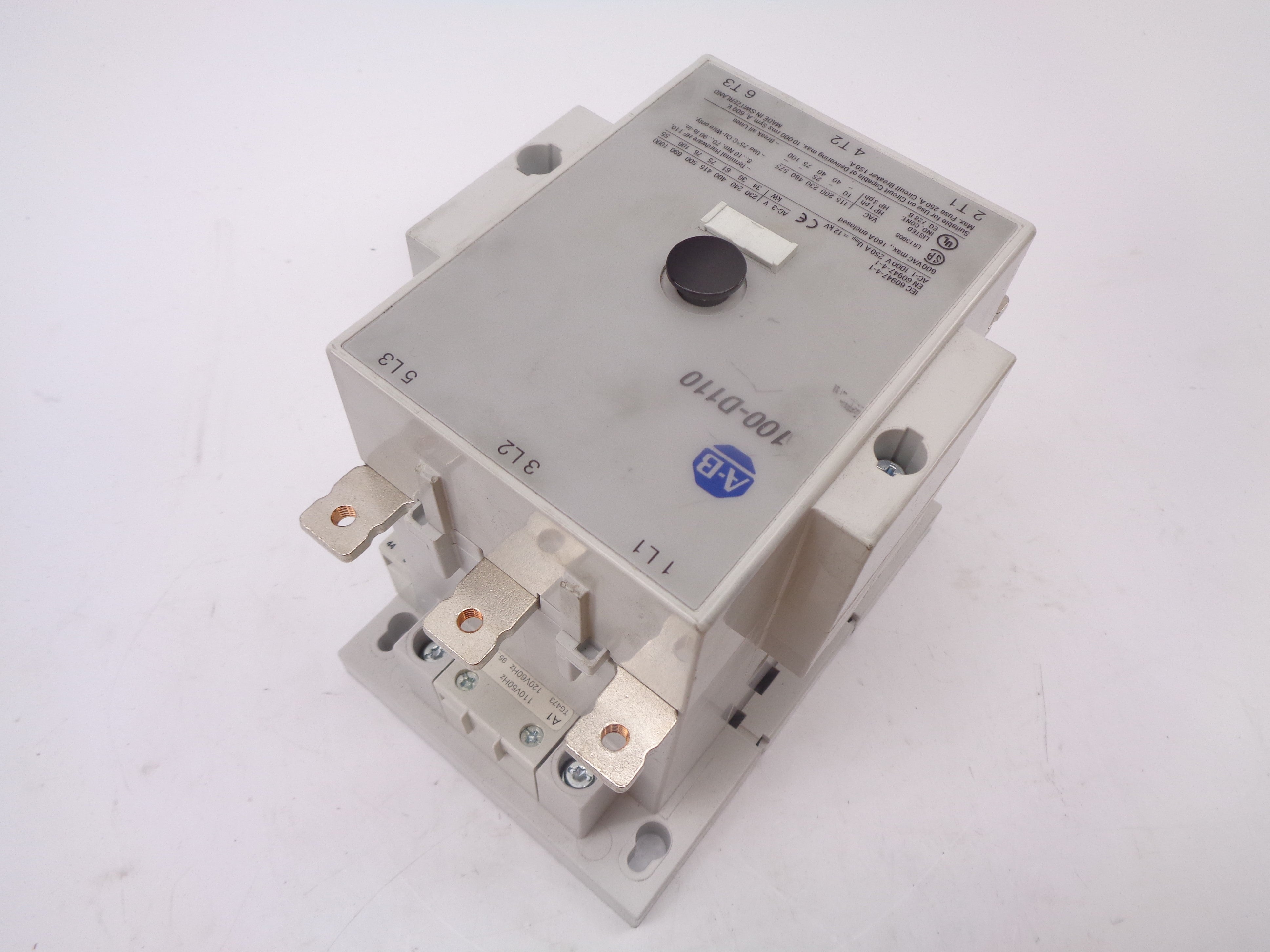 ALLEN BRADLEY 100-D110D11 SER. A 110/120V (BR/WH) NSMP
