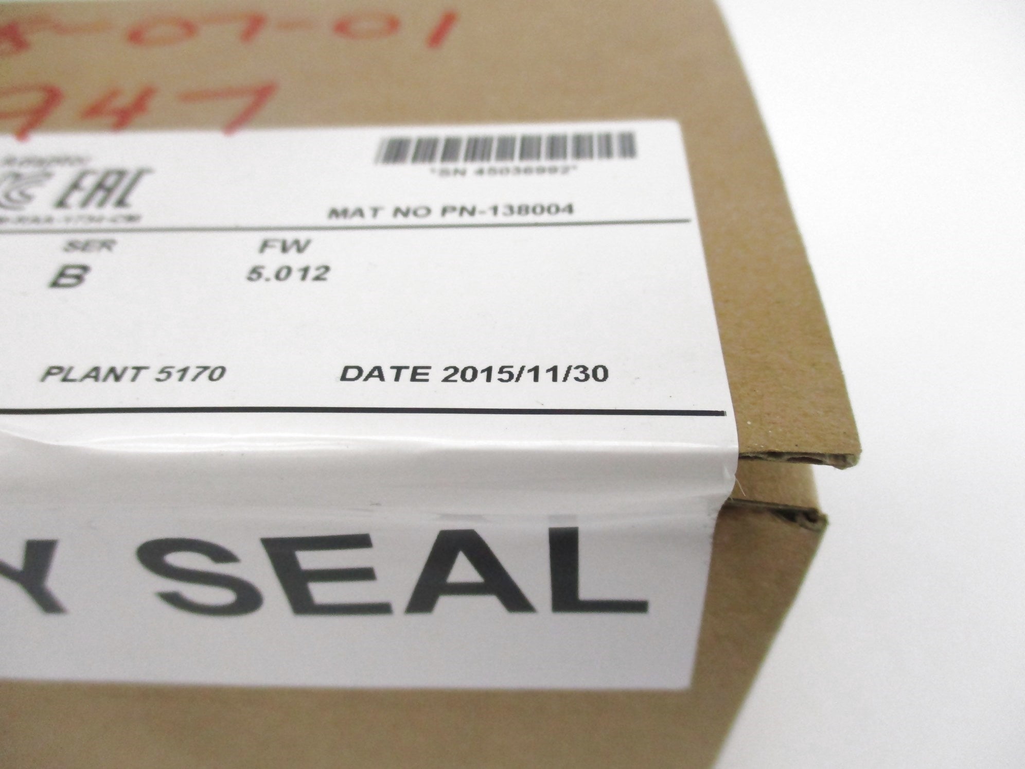 ALLEN BRADLEY 1734-AENTR SER. B F/W 5.012 DATE: 2015 NSFS