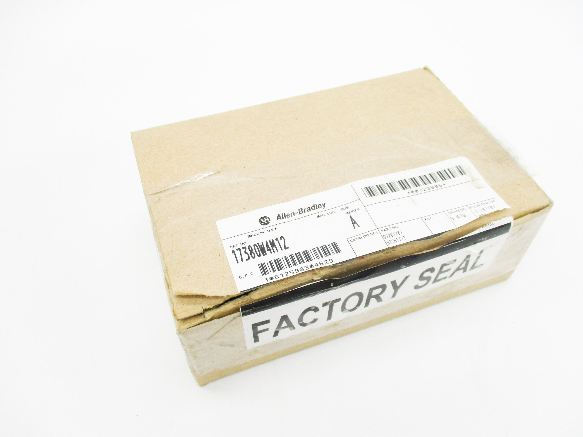 ALLEN BRADLEY 1738OW4M12 SER. A F/W 3.018 NSMP