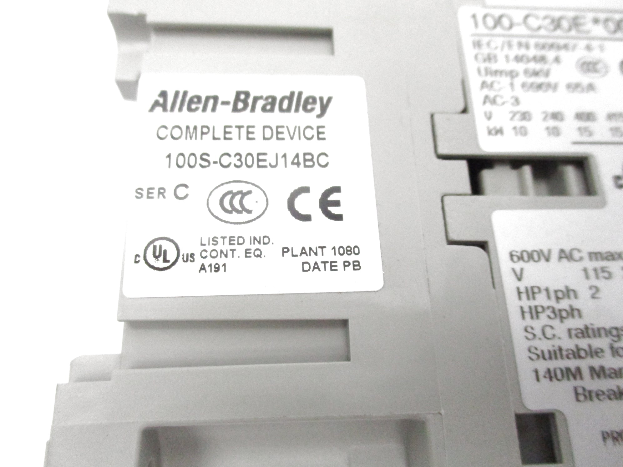 ALLEN BRADLEY 100S-C30EJ14BC SER. C 24V NSNP