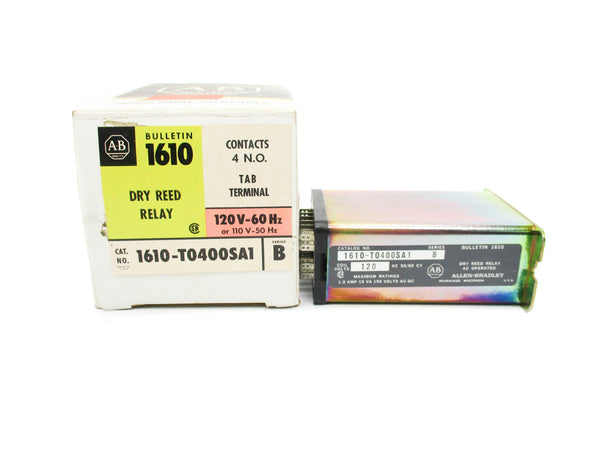 ALLEN BRADLEY 1610-T0400SA1 SER. B 1.0A 120V (BK/YL) NSMP