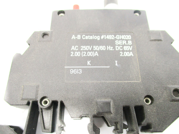 ALLEN BRADLEY 1492-GH020 SER. B 250V 2A NSNP