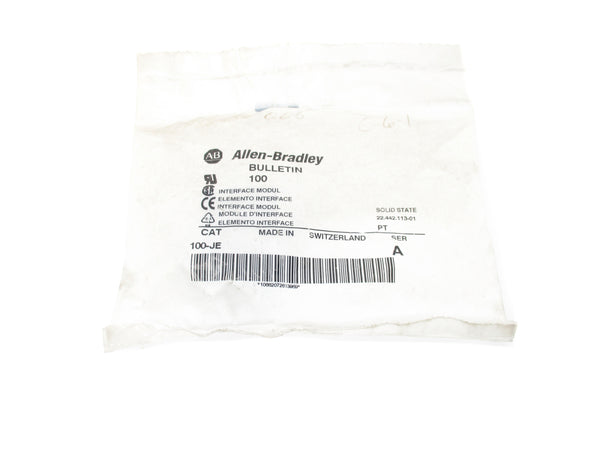 ALLEN BRADLEY 100-JE SER. A 18-30VDC NSMP