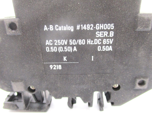 ALLEN BRADLEY 1492-GH005 SER. B 250VAC 0.5A NSNP