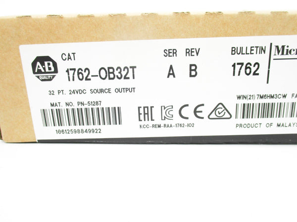ALLEN BRADLEY 1762-OB32T SER. A NSMP