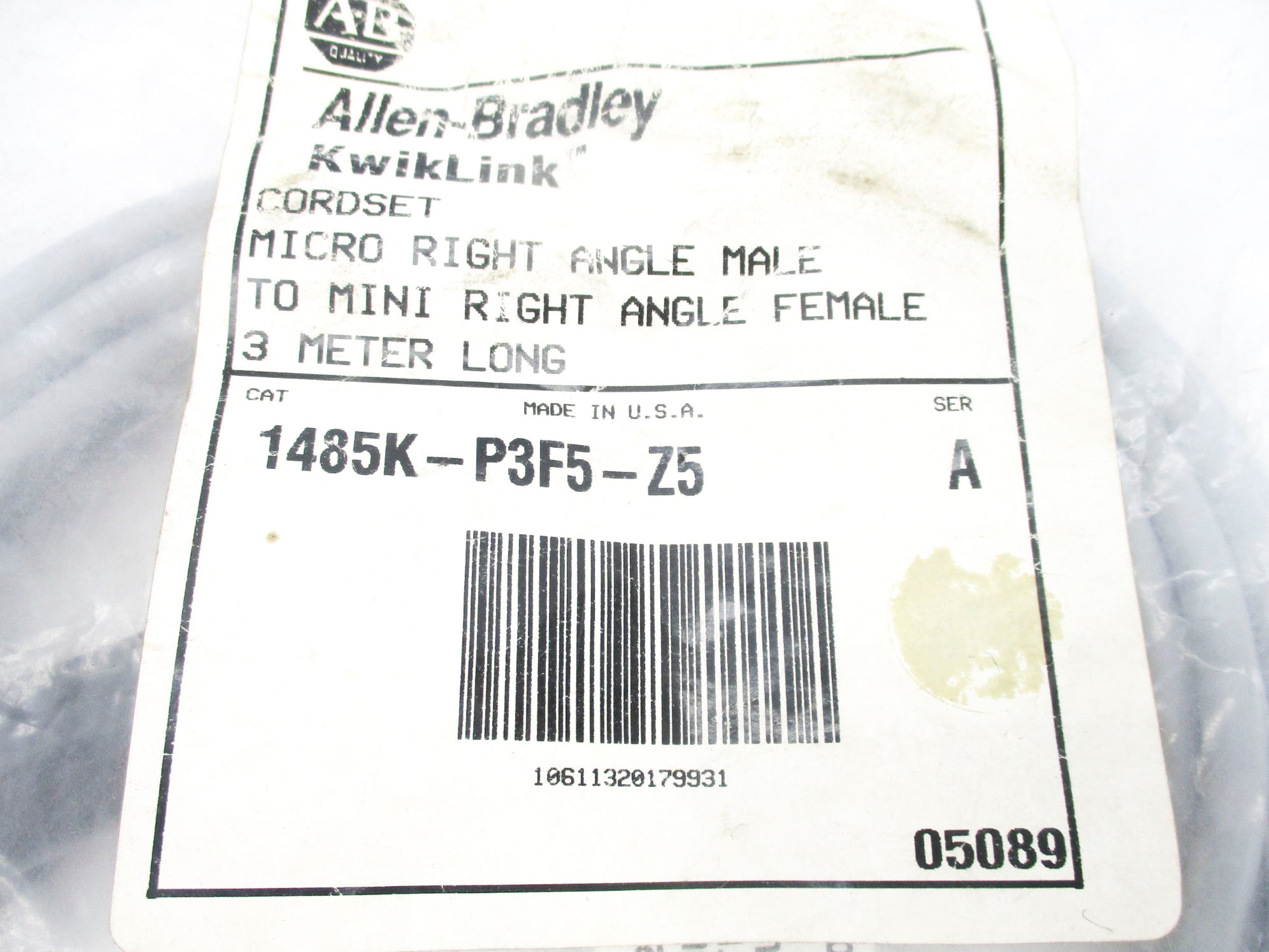 ALLEN BRADLEY 1485K-P3F5-Z5 SER. A NSMP