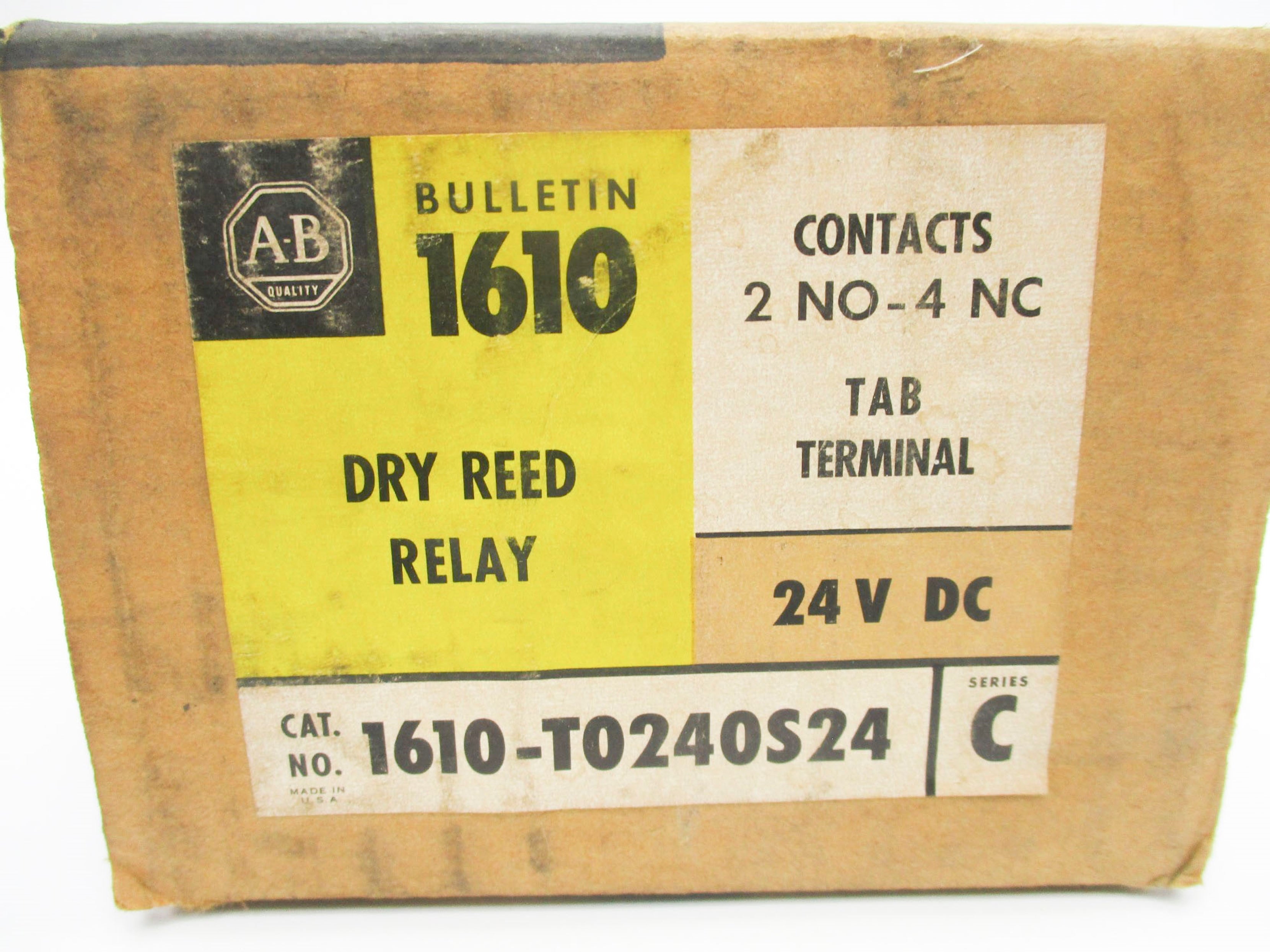 ALLEN BRADLEY 1610-T0240S24 SER. C 24V 1.0A (BR/YL) NSMP