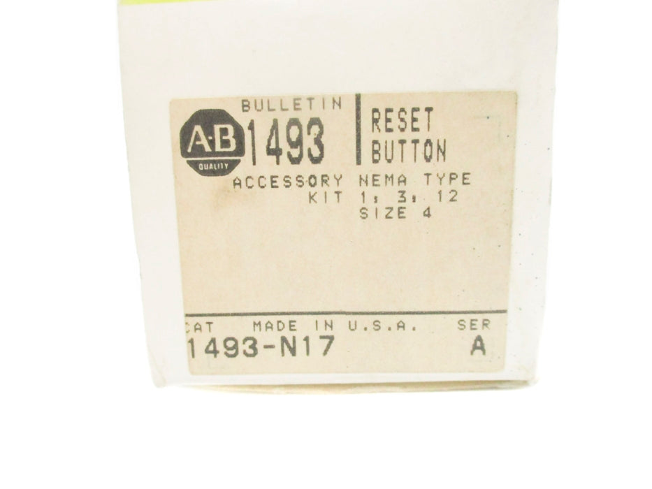 ALLEN BRADLEY 1493-N17 SER. A (BK/YL) NSMP