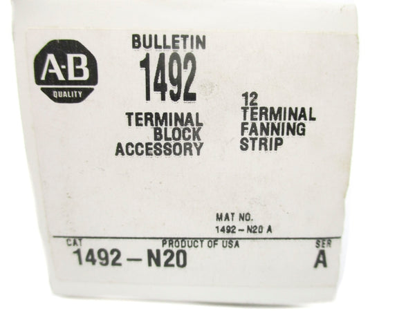 ALLEN BRADLEY 1492-N20 SER. A (WH) NSMP