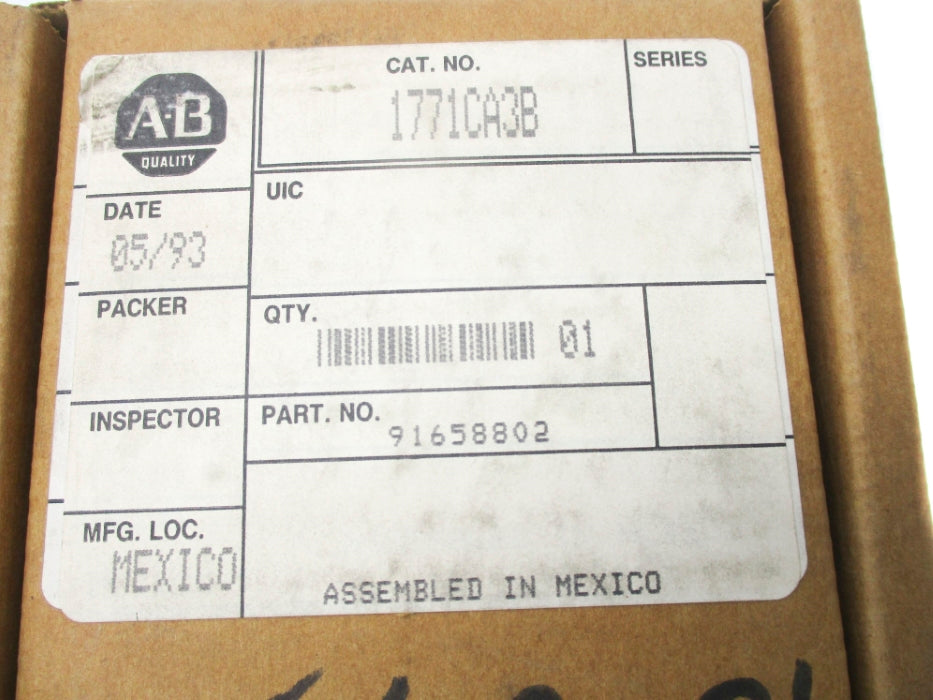 ALLEN BRADLEY 1771-CA3B NSMP